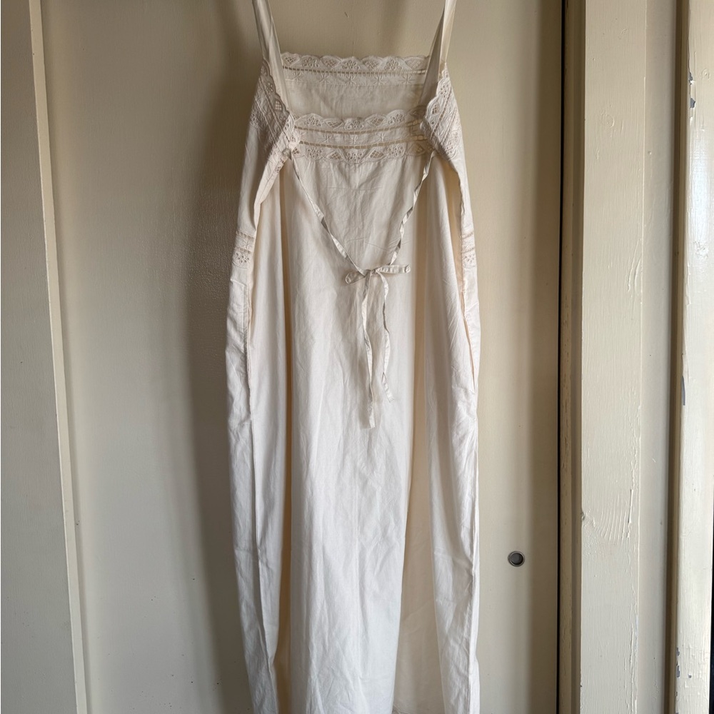 Aerie Cream Lace Detail Dress - Picture 7 of 11